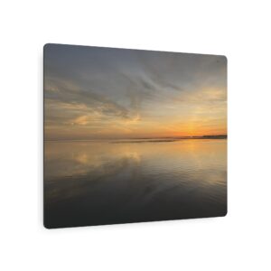 Ocean Sunset Metal Art Sign - Heavenly Serene Coastal Wall Decor